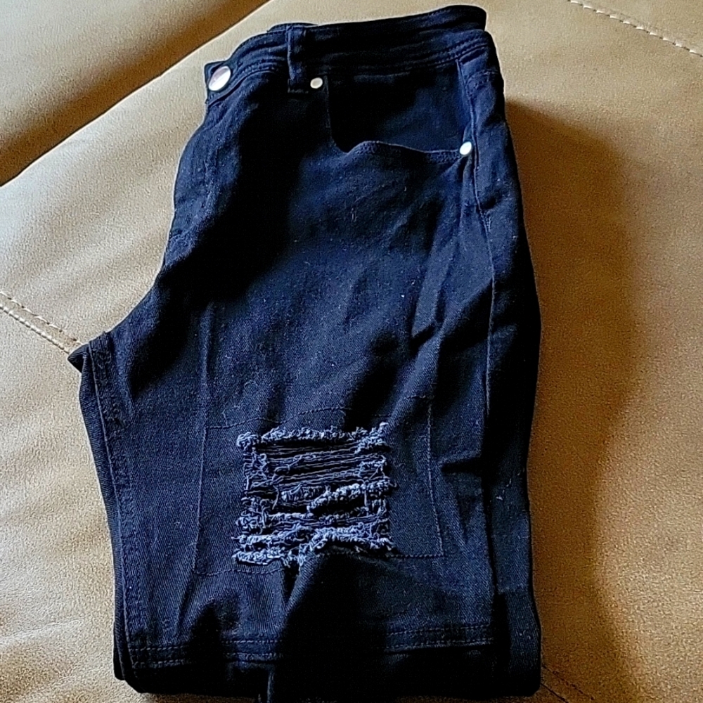I'm selling some black de-stress jeans